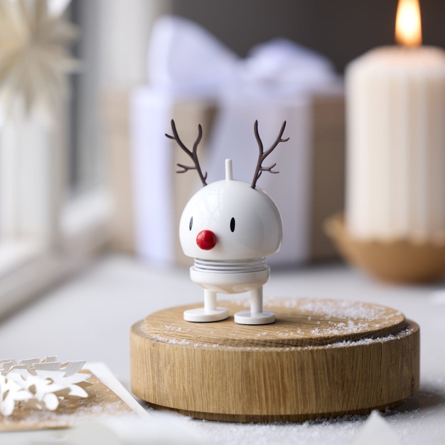 GIFT Hoptimist Reindeer Bumble Small White