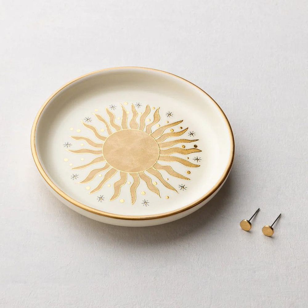 
                  
                    GIFT Jewelry Dish & Stud Earring Set - Sun Rays/Cream
                  
                