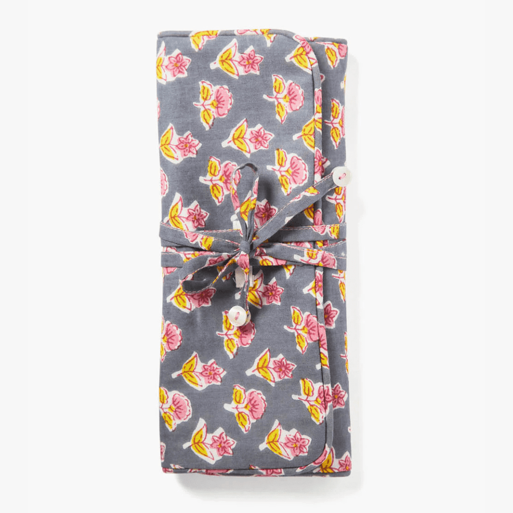 GIFT Jewelry Roll Up Case in Grey