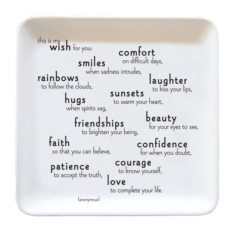 GIFT "My wish for you" Trinket Dish