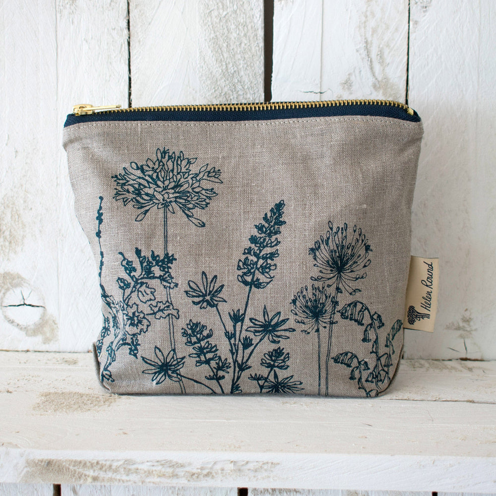 GIFT NATURAL LINEN SMALL GARDEN POUCH