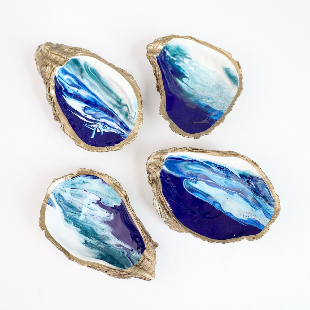 GIFT Ocean Gilded Oyster Ring Dish