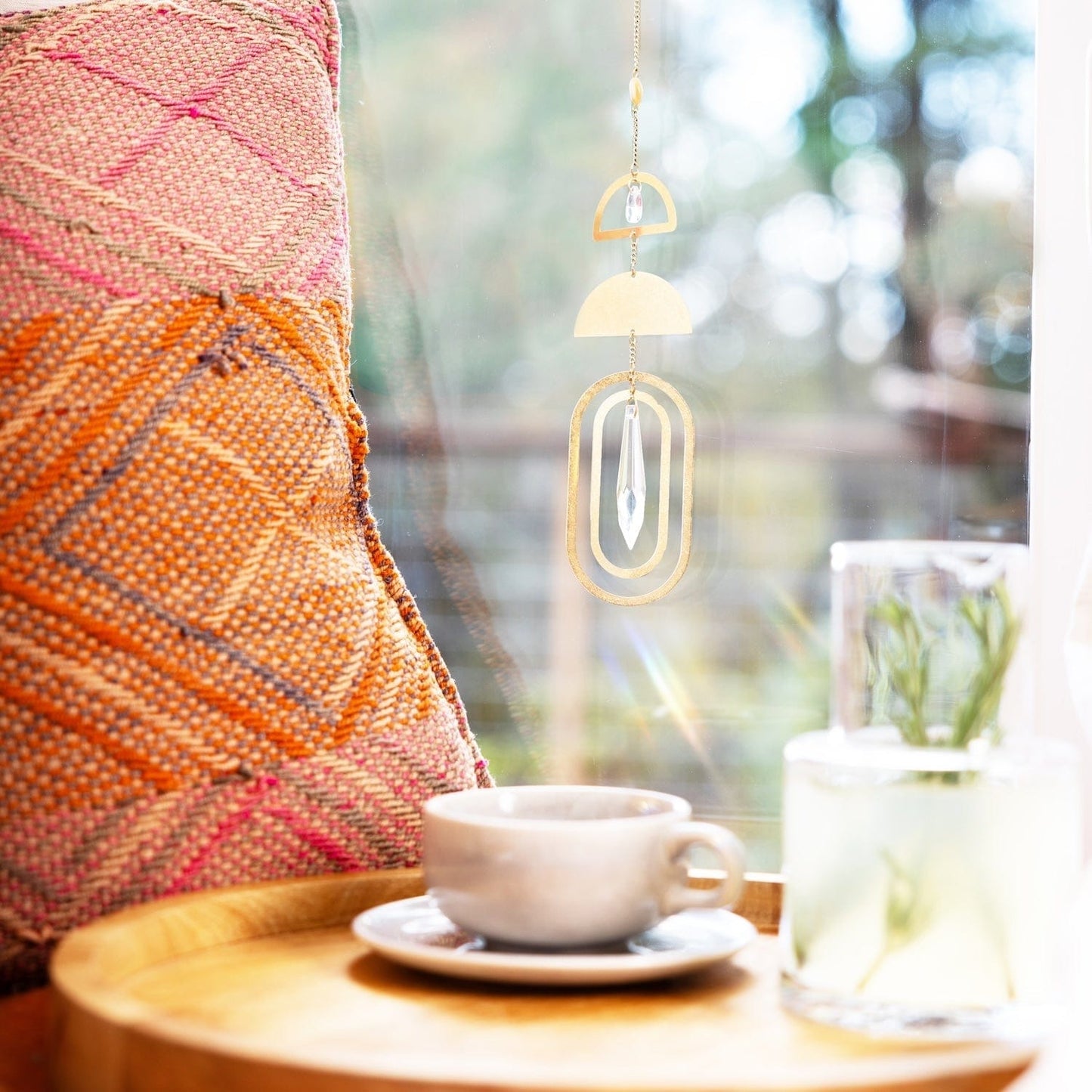 GIFT Pendulum Mother Of Pearl Suncatcher