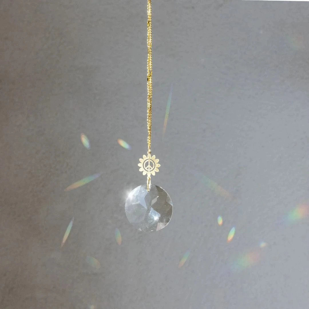 GIFT Pocket Suncatcher - Peace Flower