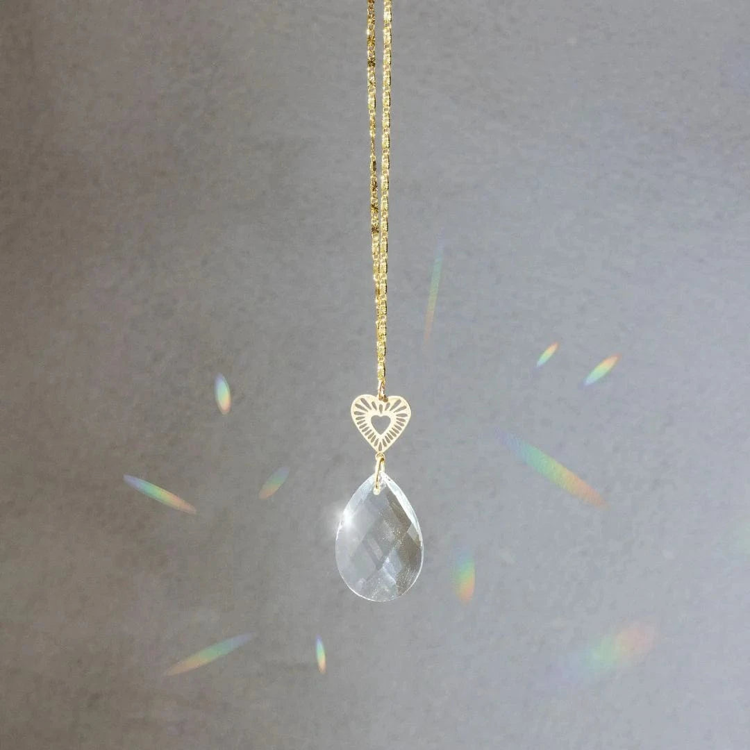 GIFT Pocket Suncatcher - Radiating Heart