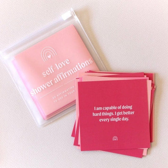 GIFT Shower Affirmation Cards - Self Love