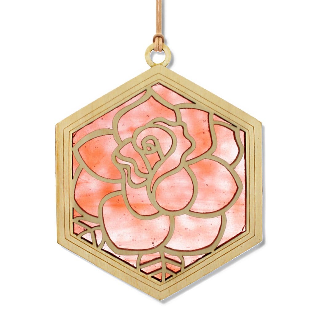 GIFT Standard 6" Suncatcher - Portland Rose in Dusty Ro