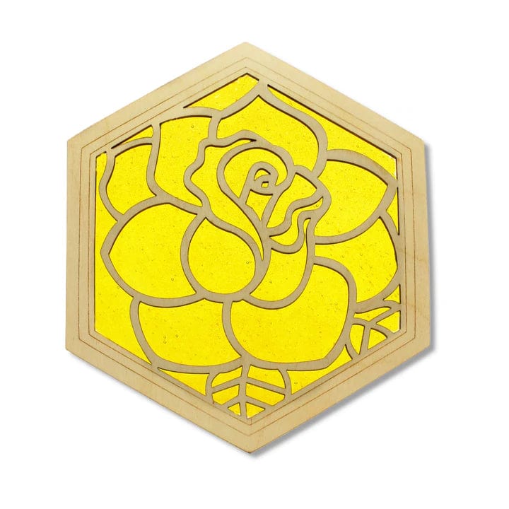 GIFT Standard 6" Suncatcher - Portland Rose in Sunshine