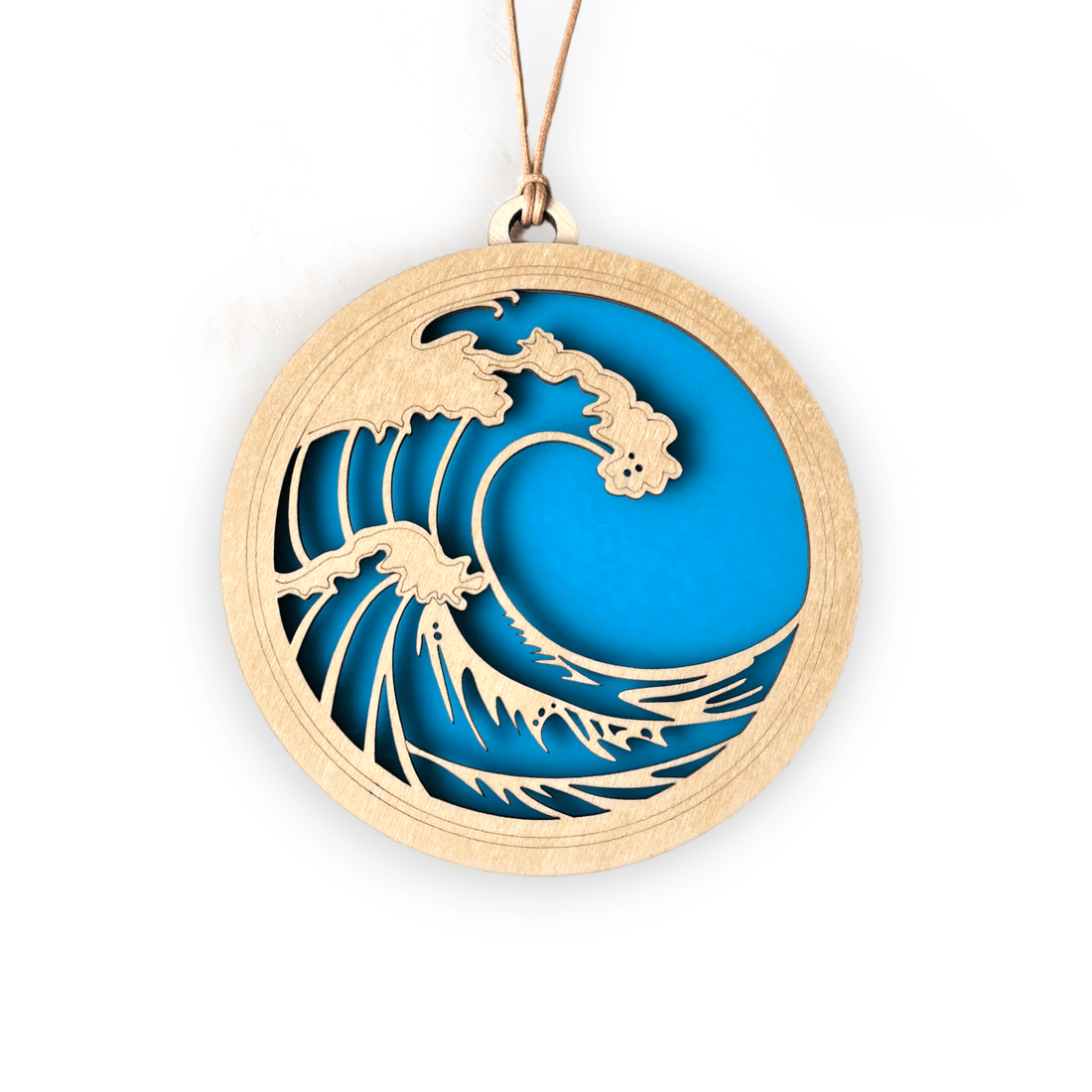 GIFT Standard 6" Suncatcher - Wave in Cobalt Swirl