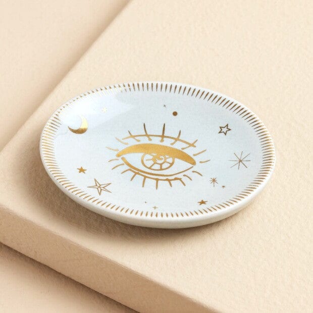 GIFT Tiny Blue Celestial Eye Trinket Dish