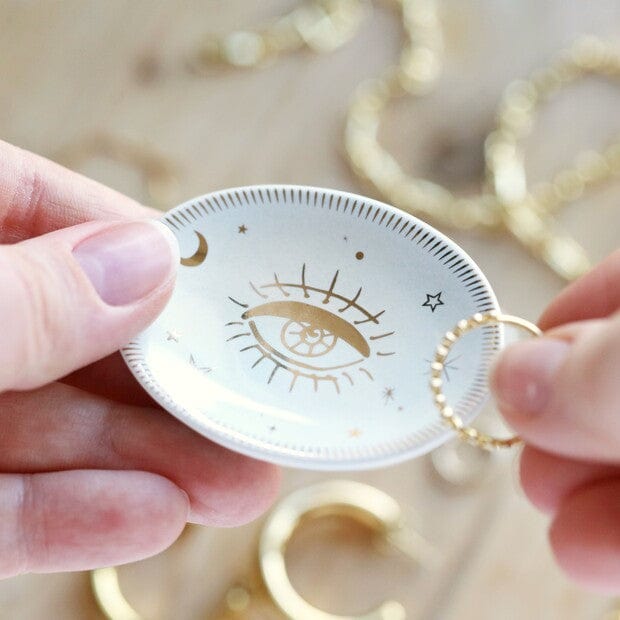 GIFT Tiny Blue Celestial Eye Trinket Dish