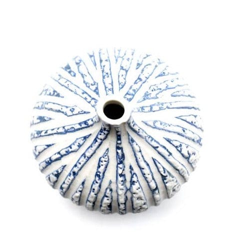 GIFT Tiny Congo Porcelain Bud Vase - Blue Crackle
