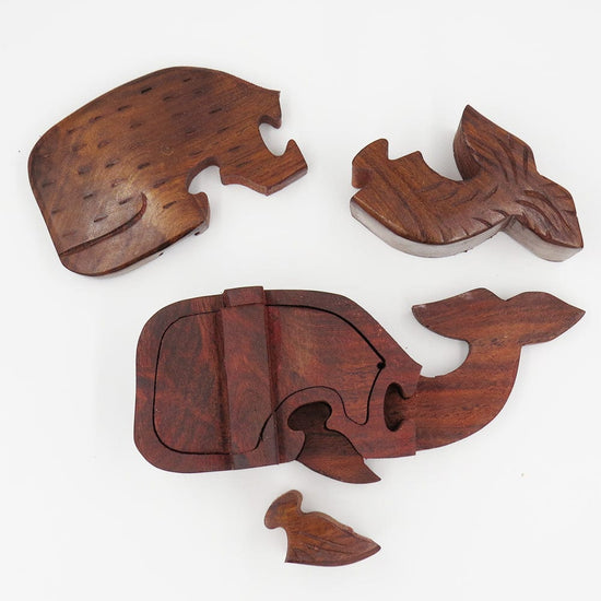 GIFT Whale Puzzle Box