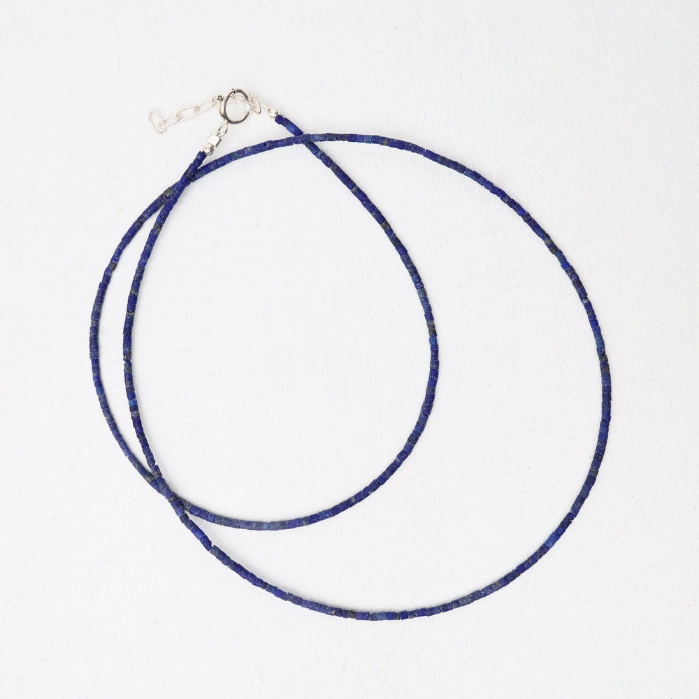 
                  
                    NKL 1.5mm Simple Stone Necklace 16.5 -17.5" - Lapis
                  
                