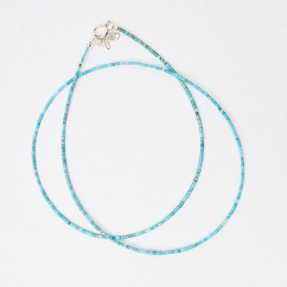 
                  
                    NKL 1.5mm Simple Stone Necklace 16.5 -17.5" - Turquoui
                  
                