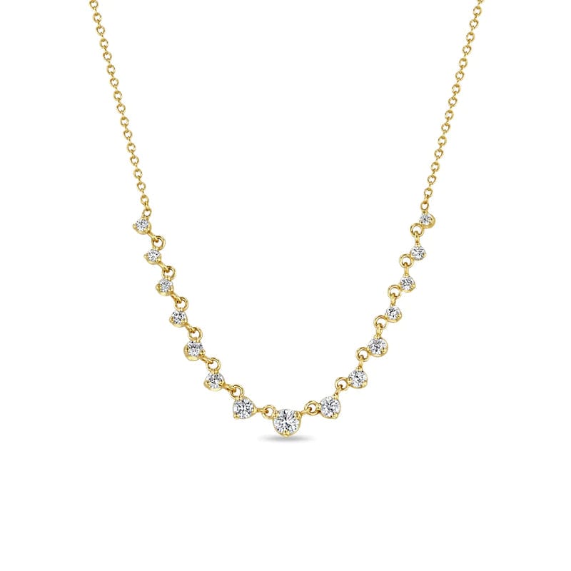 
                      
                        NKL-14K 14k 15 Linked Graduated Prong Diamond Necklace
                      
                    