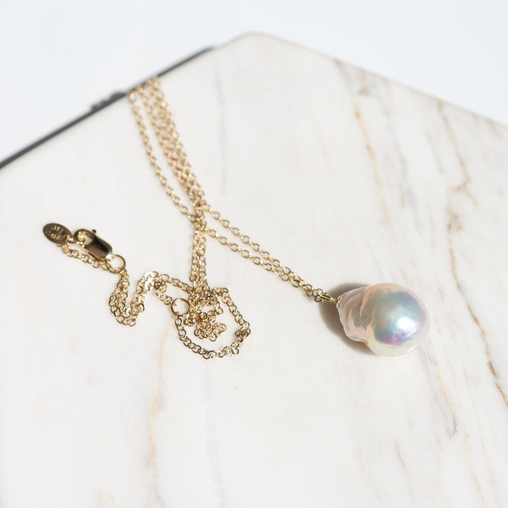 
                      
                        NKL-14K 14k Baroque Pearl Drop Necklace
                      
                    