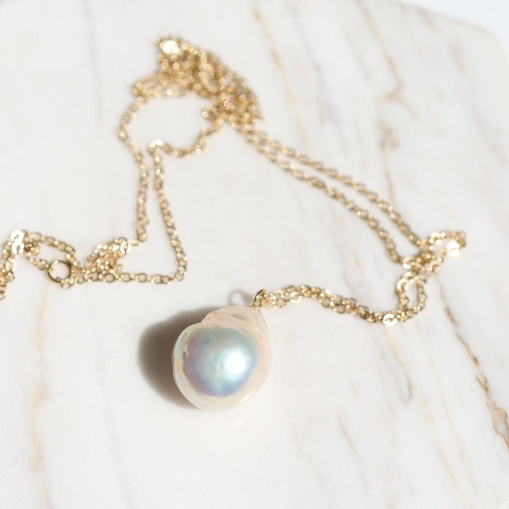 
                      
                        NKL-14K 14k Baroque Pearl Drop Necklace
                      
                    