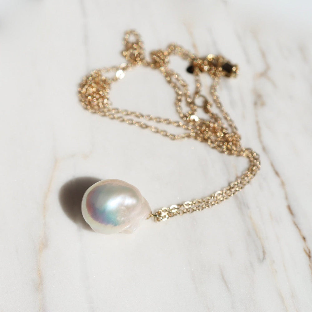 
                      
                        NKL-14K 14k Baroque Pearl Drop Necklace
                      
                    