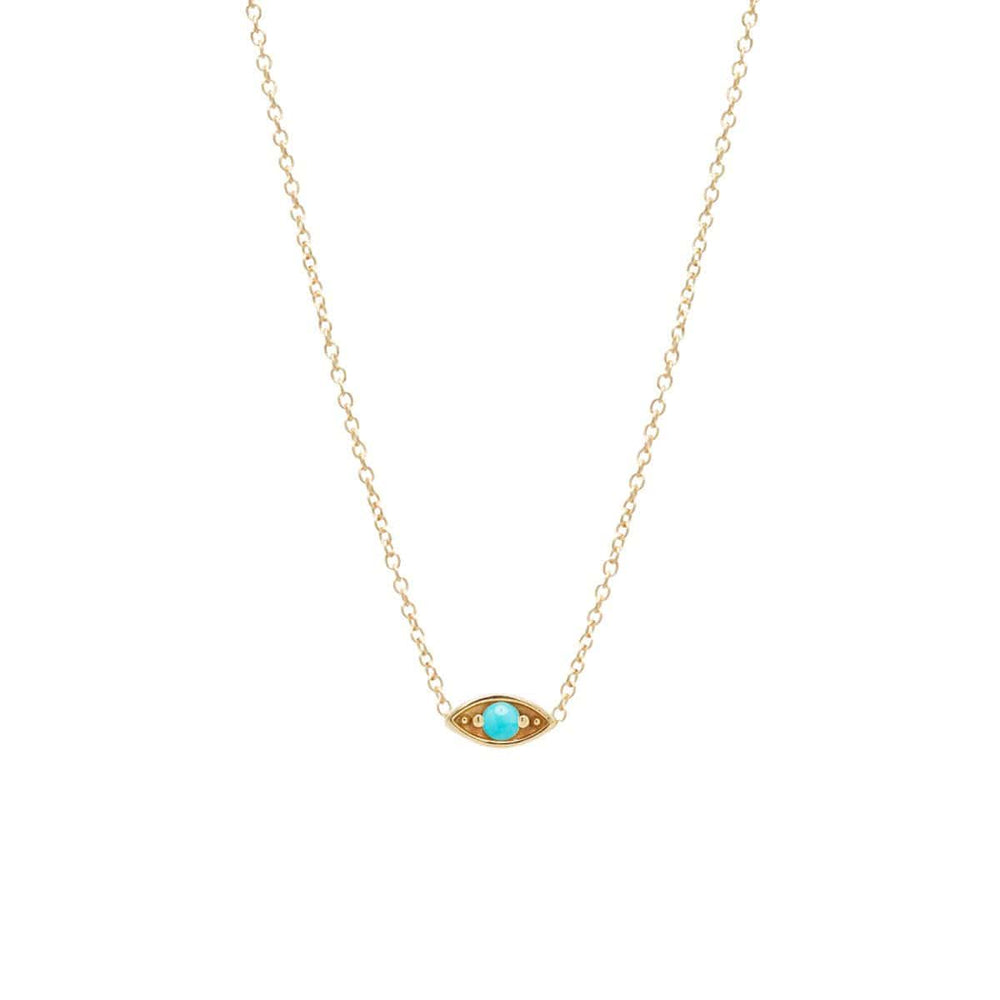 NKL-14K 14K Gold Eye Necklace