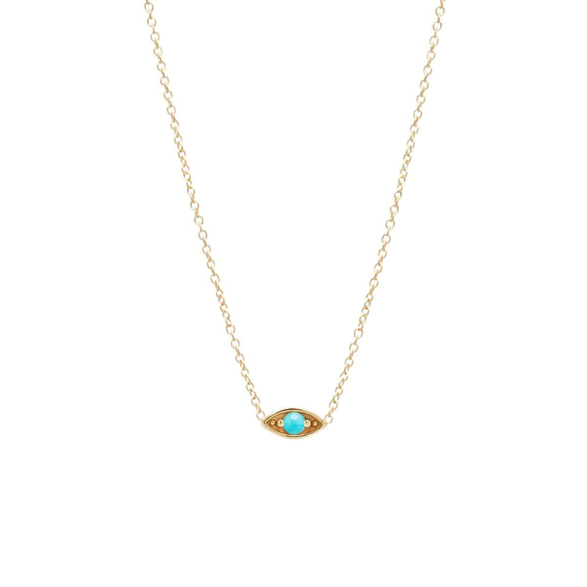 NKL-14K 14K Gold Eye Necklace