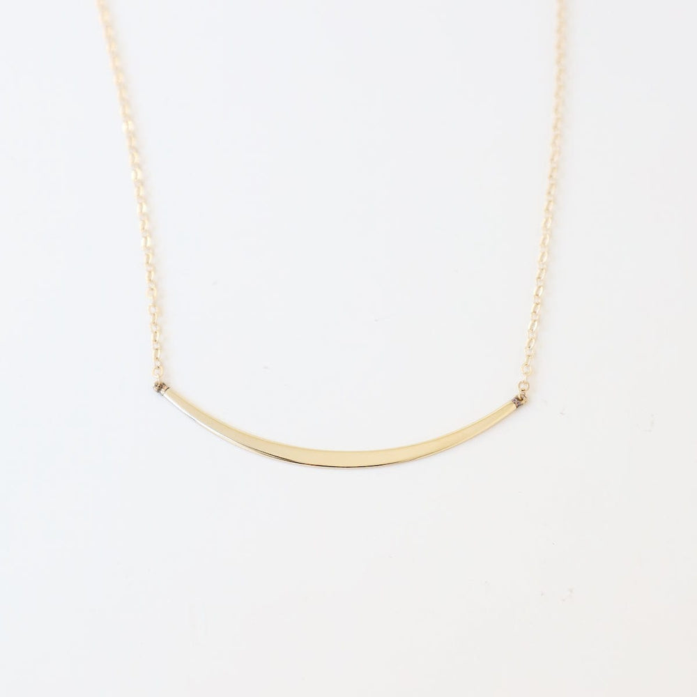 
                      
                        NKL-14K 14k Gold Half Curve Necklace
                      
                    