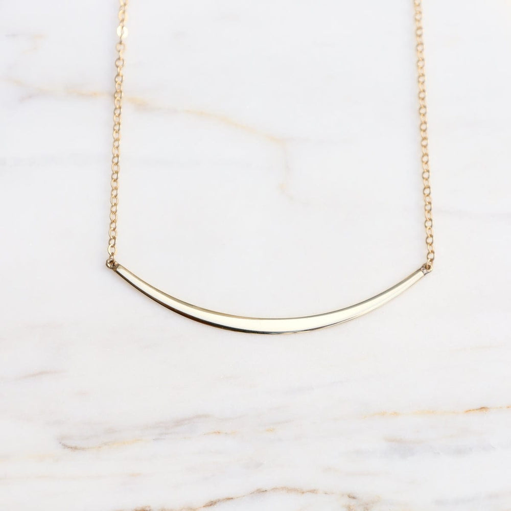 
                      
                        NKL-14K 14k Gold Half Curve Necklace
                      
                    