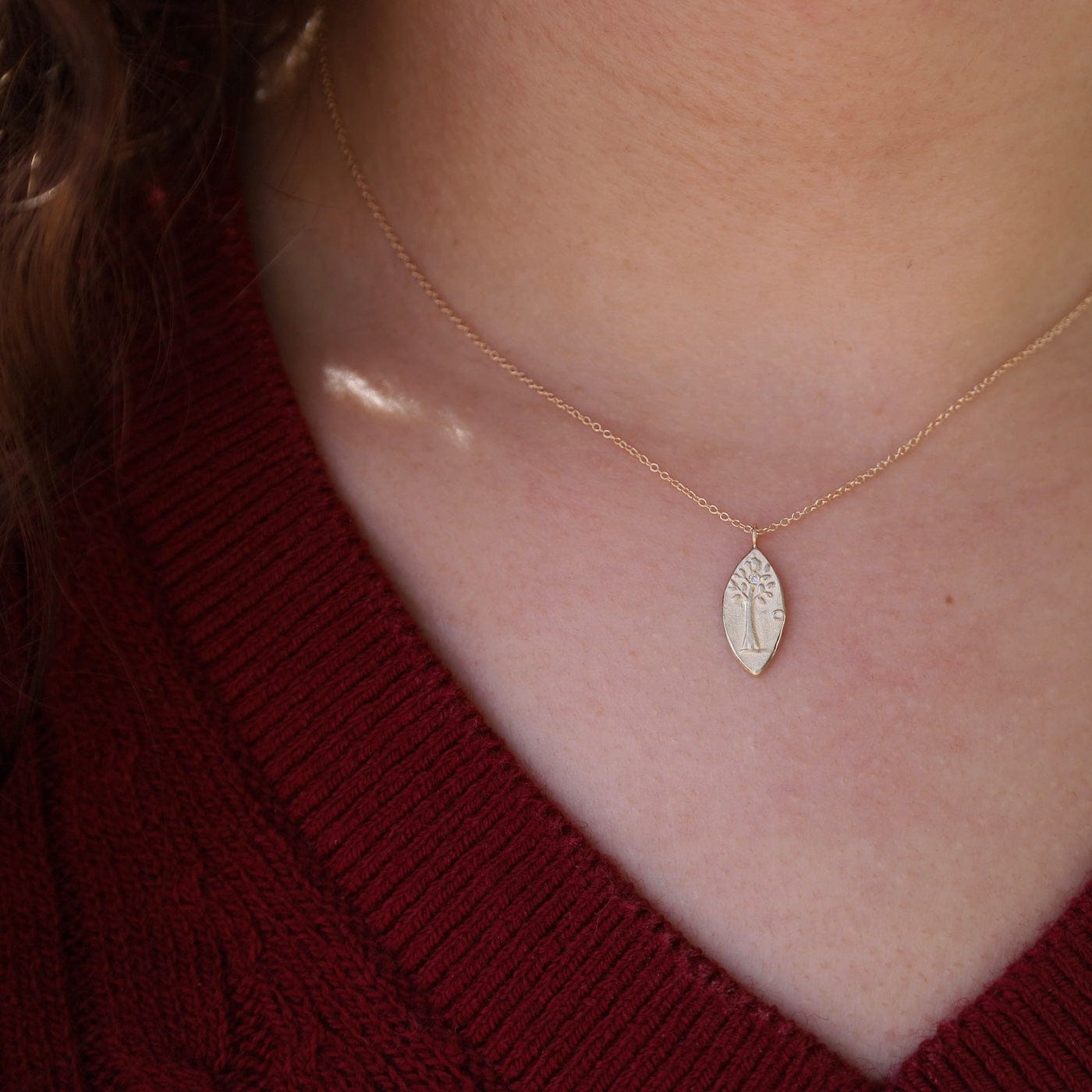 NKL-14K 14k Gold Honest With Yourself Delicate Necklace