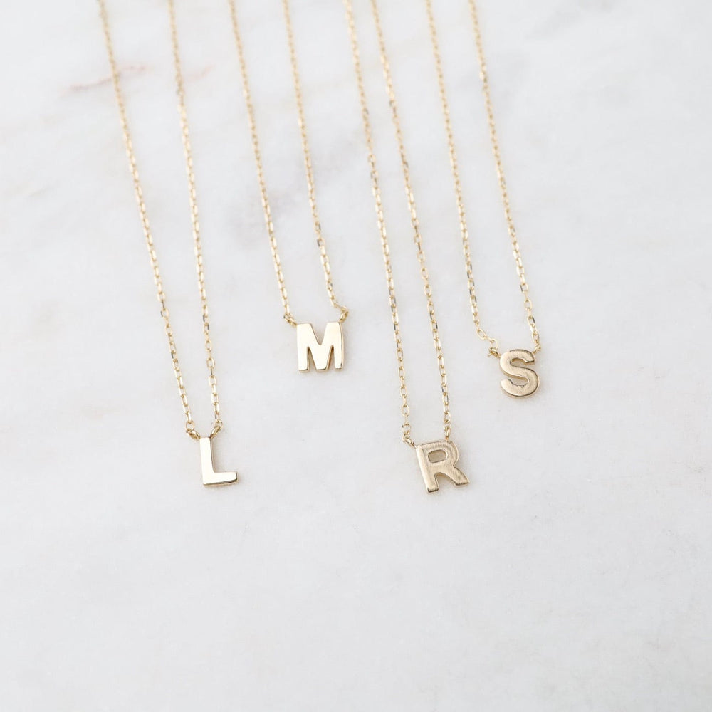 
                      
                        NKL-14K 14k Gold Initial Necklace
                      
                    