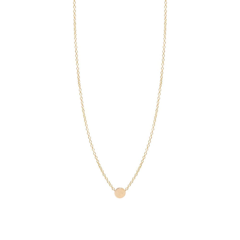 NKL-14K 14K Gold Itty Bitty Disc Necklace