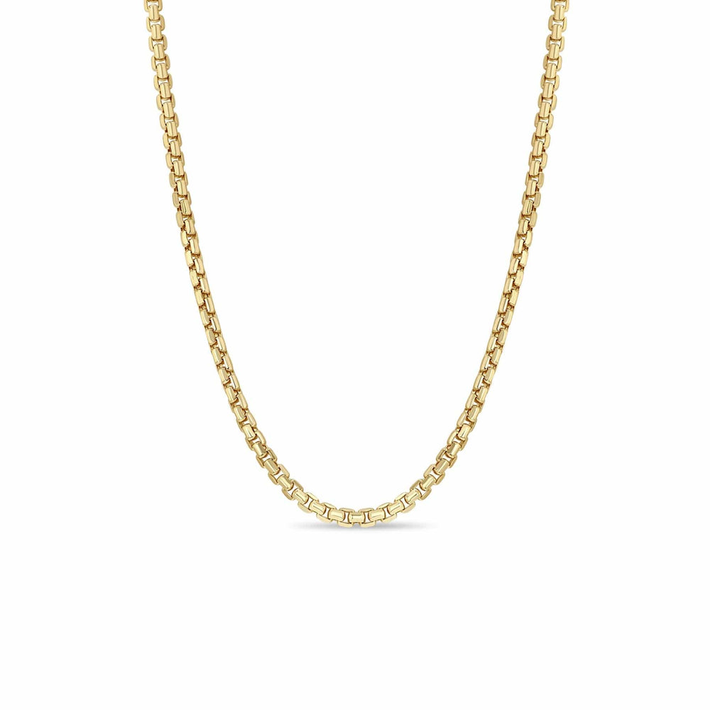 NKL-14K 14k Gold Large Box Chain Necklace