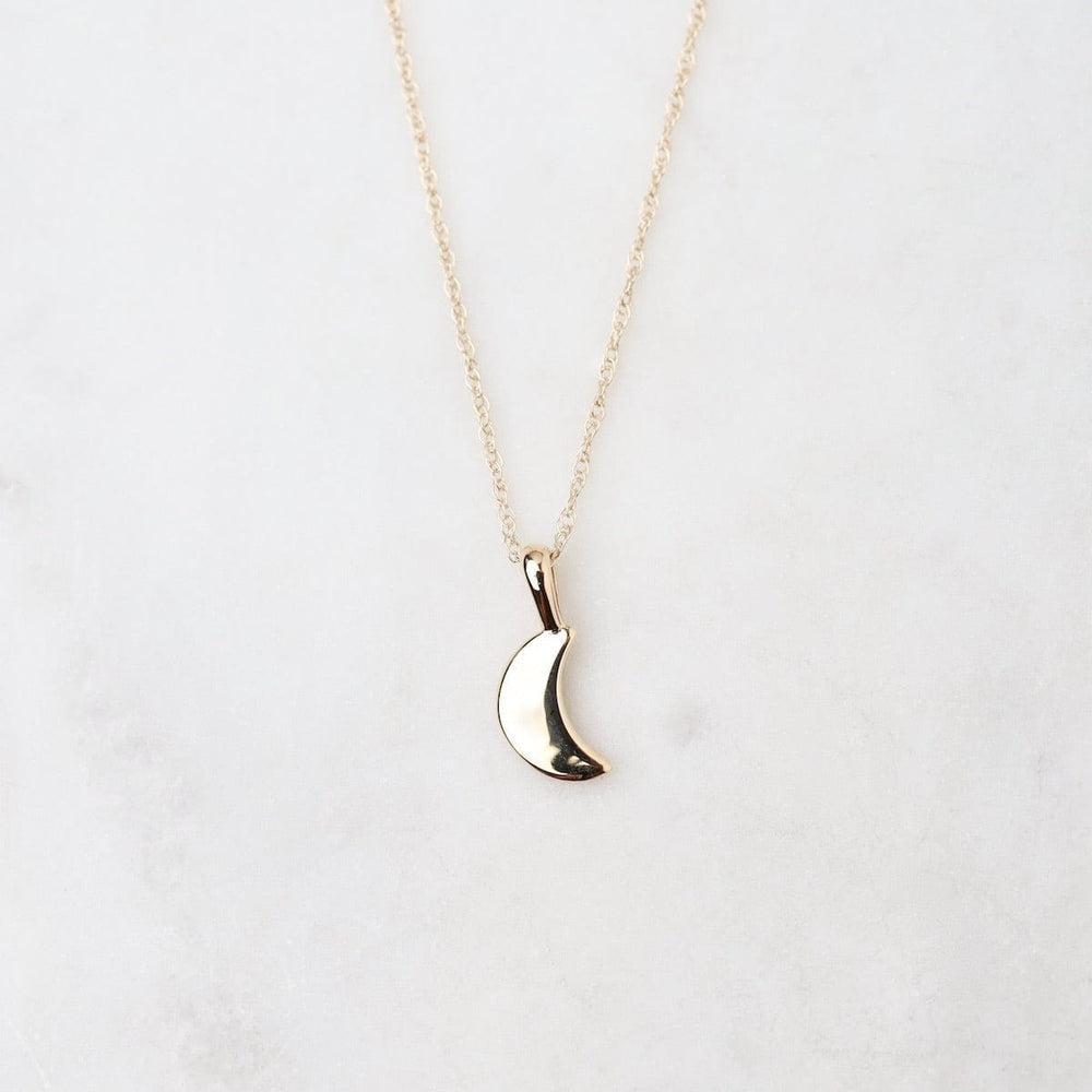 
                      
                        NKL-14K 14k Gold  Moon Pendant Necklace
                      
                    