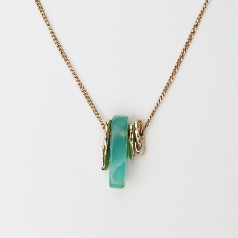 
                      
                        NKL-14K 14k Gold Necklace with Peruvian Opal Slice
                      
                    