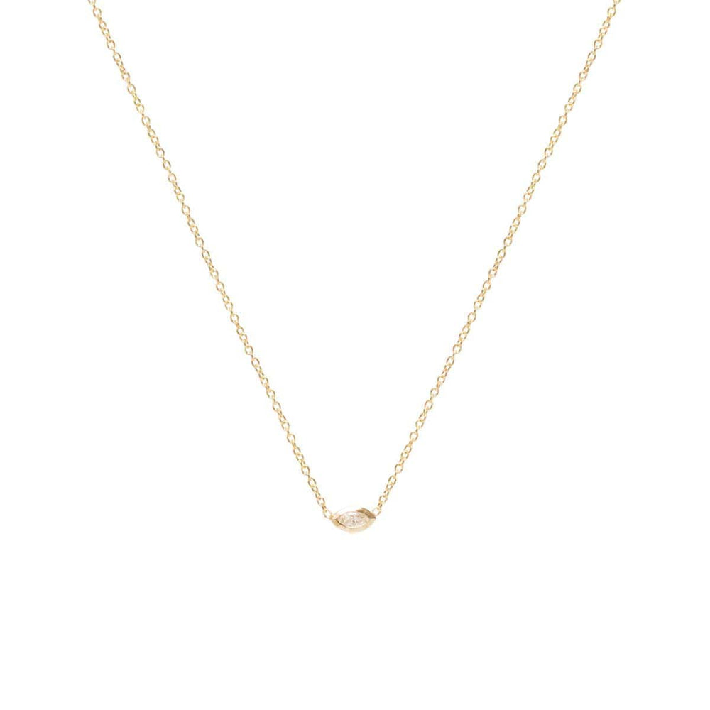 
                      
                        NKL-14K 14k Gold Small Marquise Diamond Necklace
                      
                    