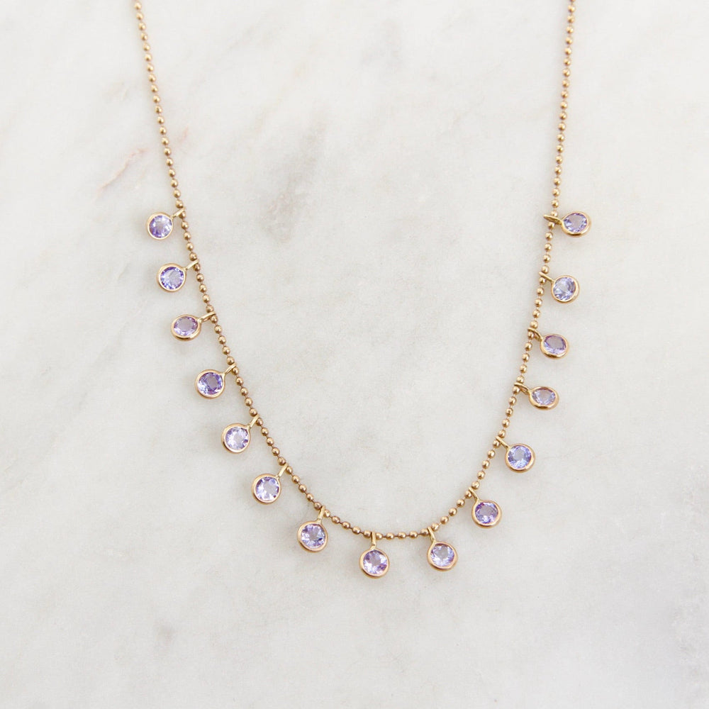 
                      
                        NKL-14K 14k Gold Tanzanite Tiara Necklace
                      
                    