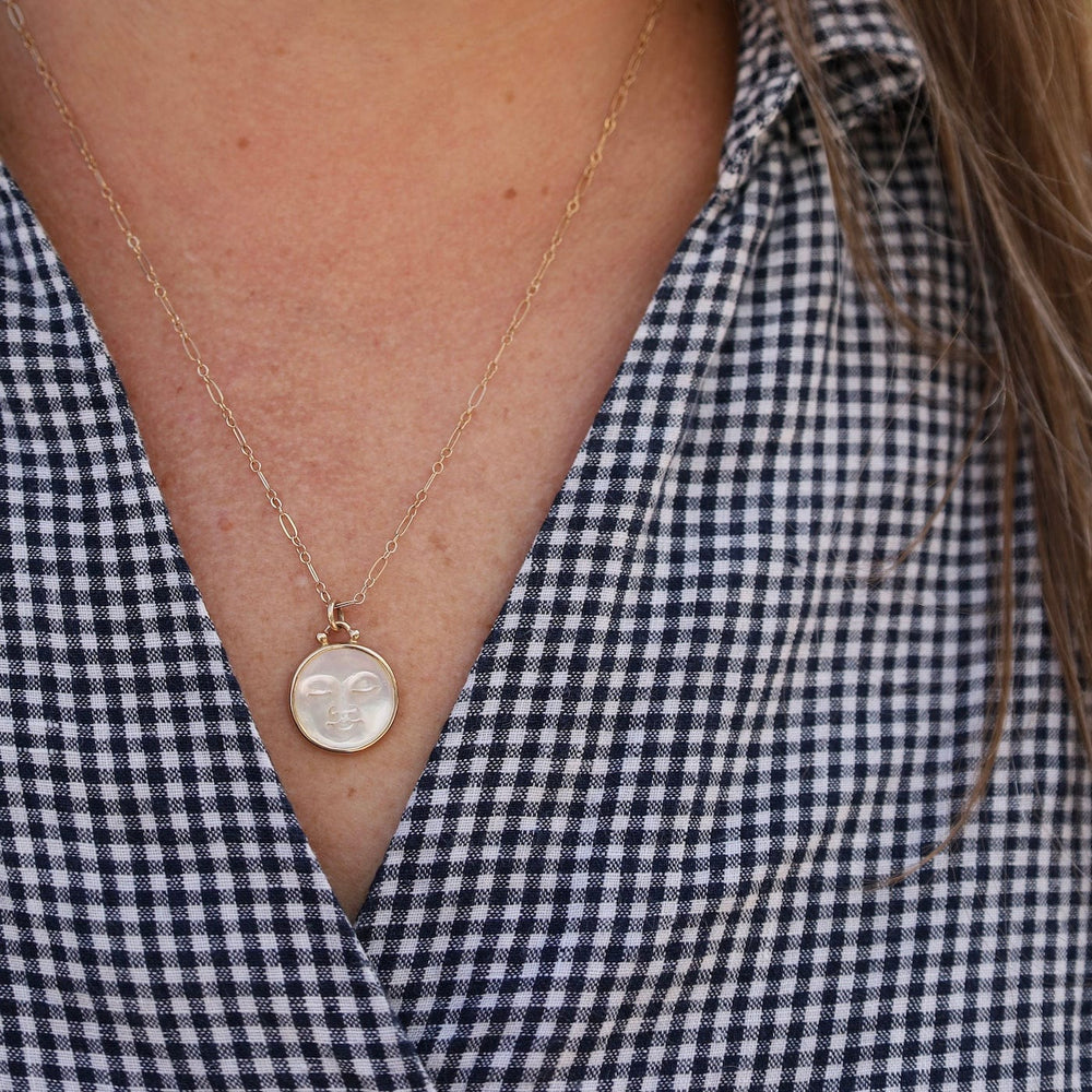 
                      
                        NKL-14K 14k Lunarian Necklace with Mother of Pearl
                      
                    