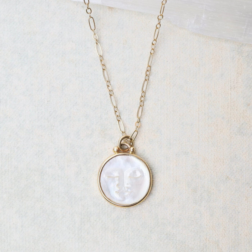 
                      
                        NKL-14K 14k Lunarian Necklace with Mother of Pearl
                      
                    