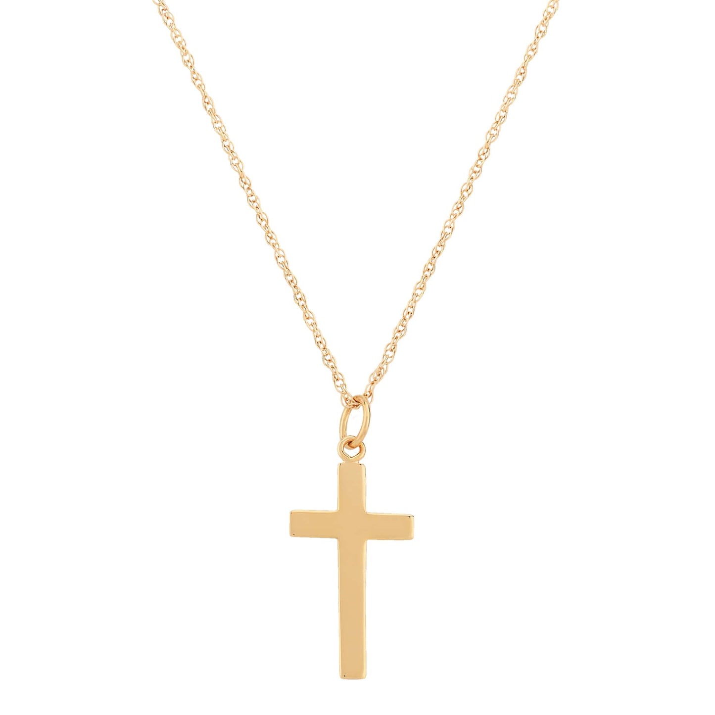 NKL-14K 14K Medium Cross Necklace