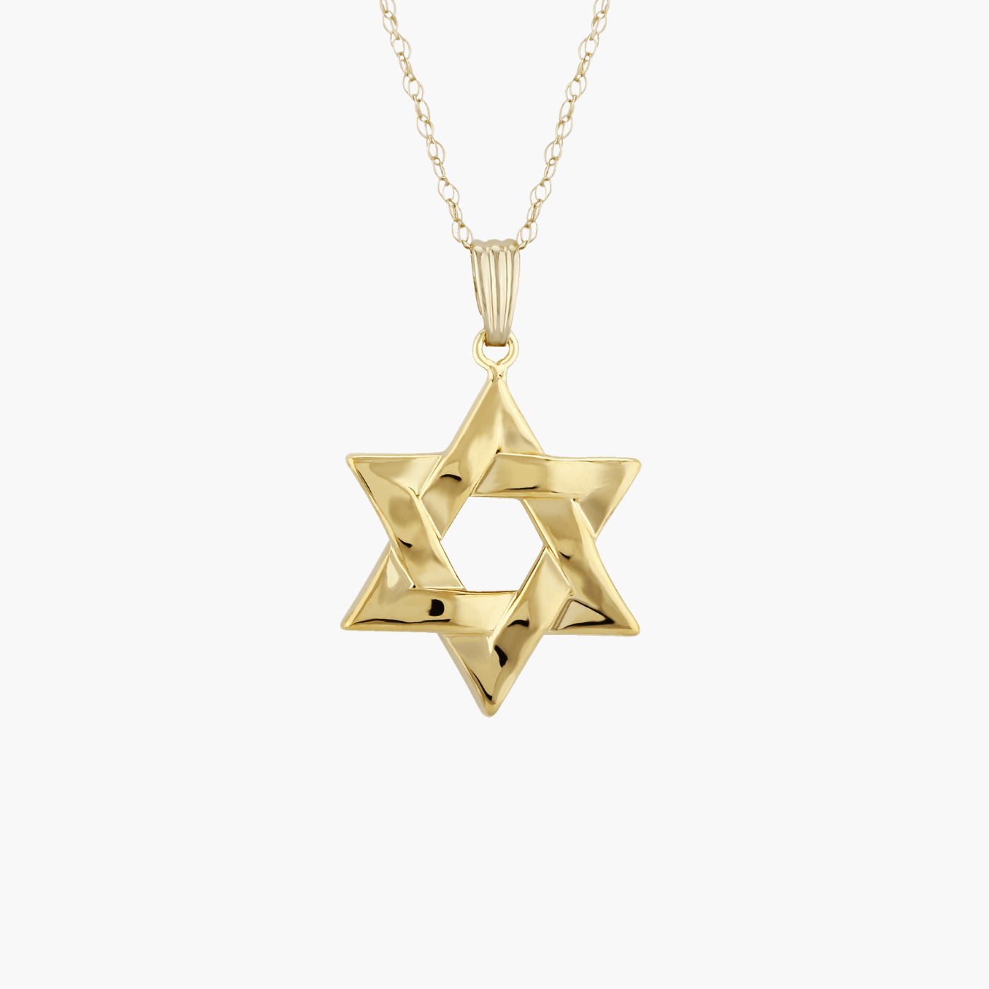 NKL-14K 14K Medium Star of David Necklace