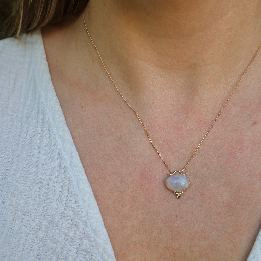 
                      
                        NKL-14K 14k Moonstone Nile Necklace
                      
                    