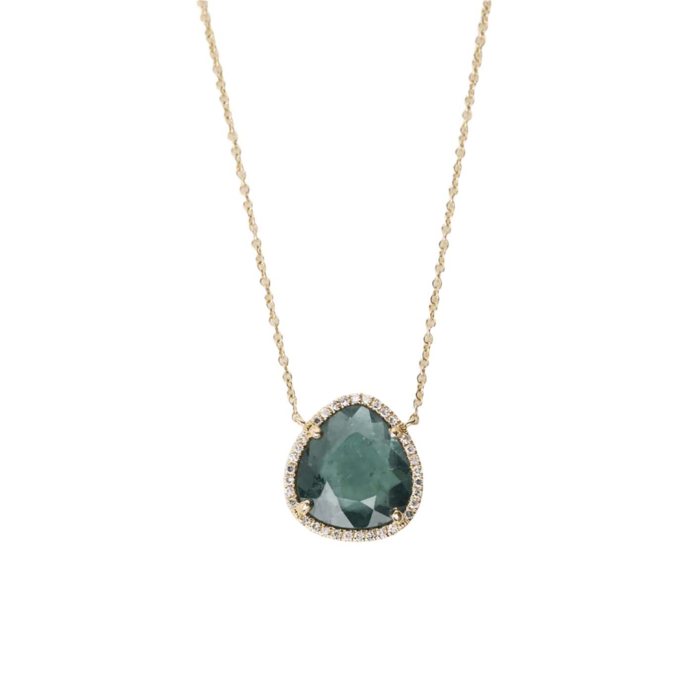 NKL-14K 14k One of a Kind Bicolor Tourmaline Necklace