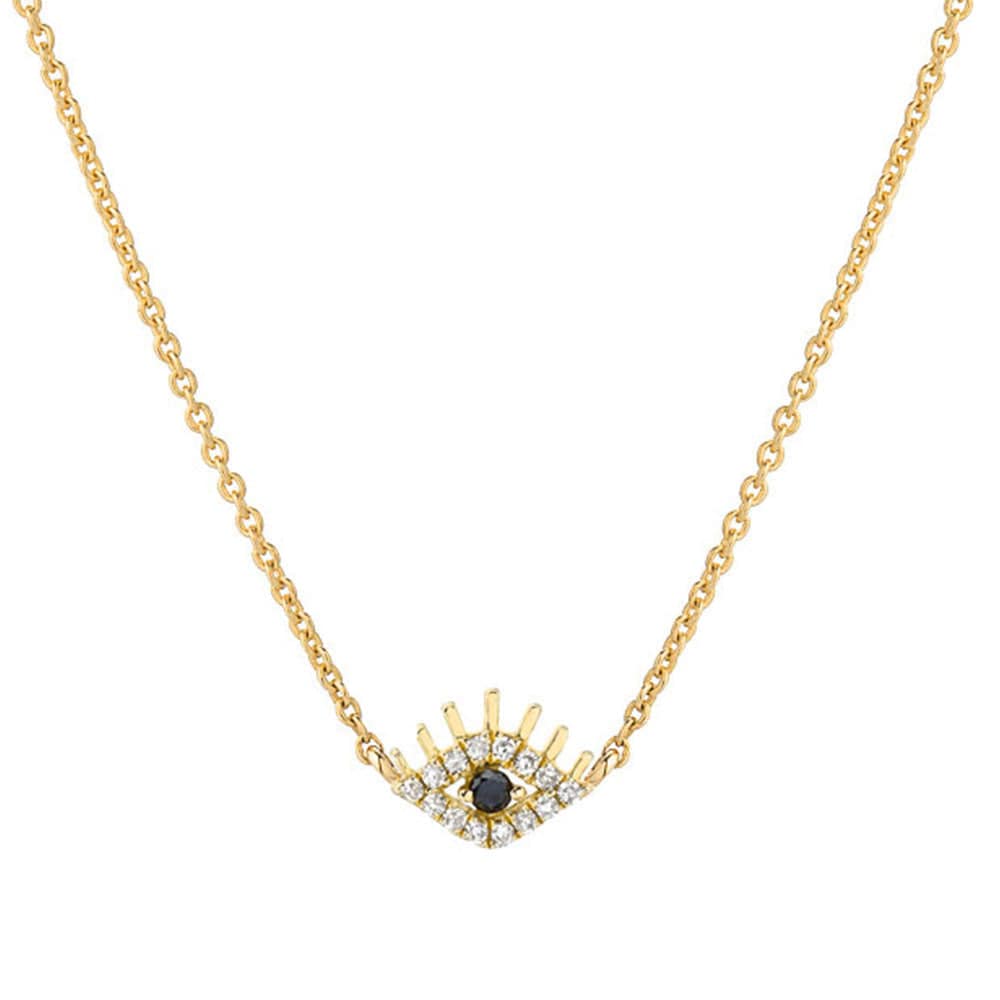 
                      
                        NKL-14K 14k Petite Evil Eye With Lashes Necklace
                      
                    