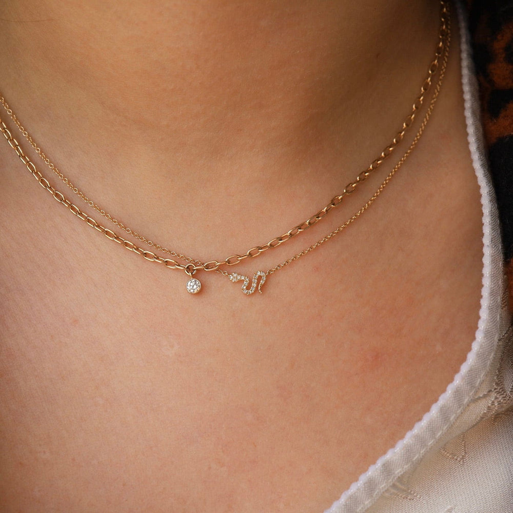 
                      
                        NKL-14K 14k Petite Snake Necklace
                      
                    