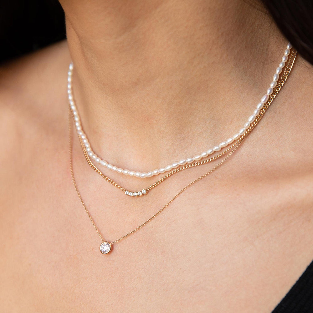 
                      
                        NKL-14K 14k Rice Pearl Necklace
                      
                    