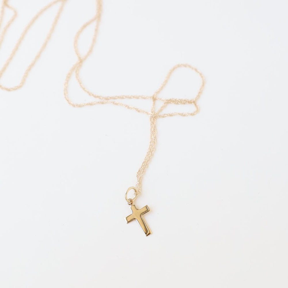 
                      
                        NKL-14K 14k Small Cross Necklace
                      
                    