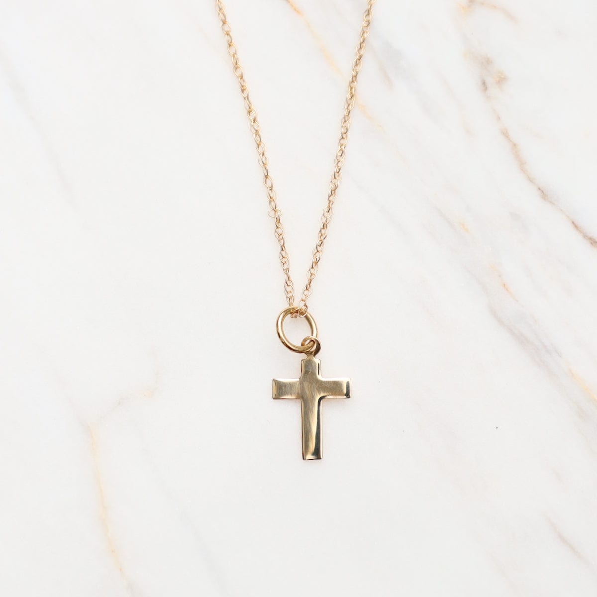 Load image into Gallery viewer, NKL-14K 14k Small Cross Necklace
