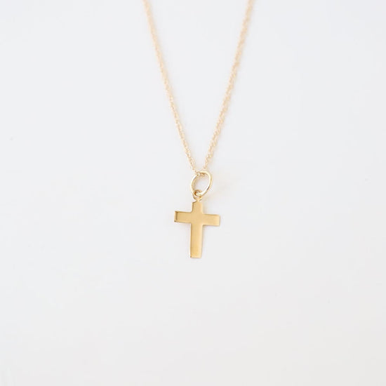 Little Girls Cross Necklace in 24K Gold Plated Pewter. Baptism Necklace.  First Communion Gifts. Gold Cross Necklace. Gift from Godparent.  Goddaughter Jewelry. - Walmart.com