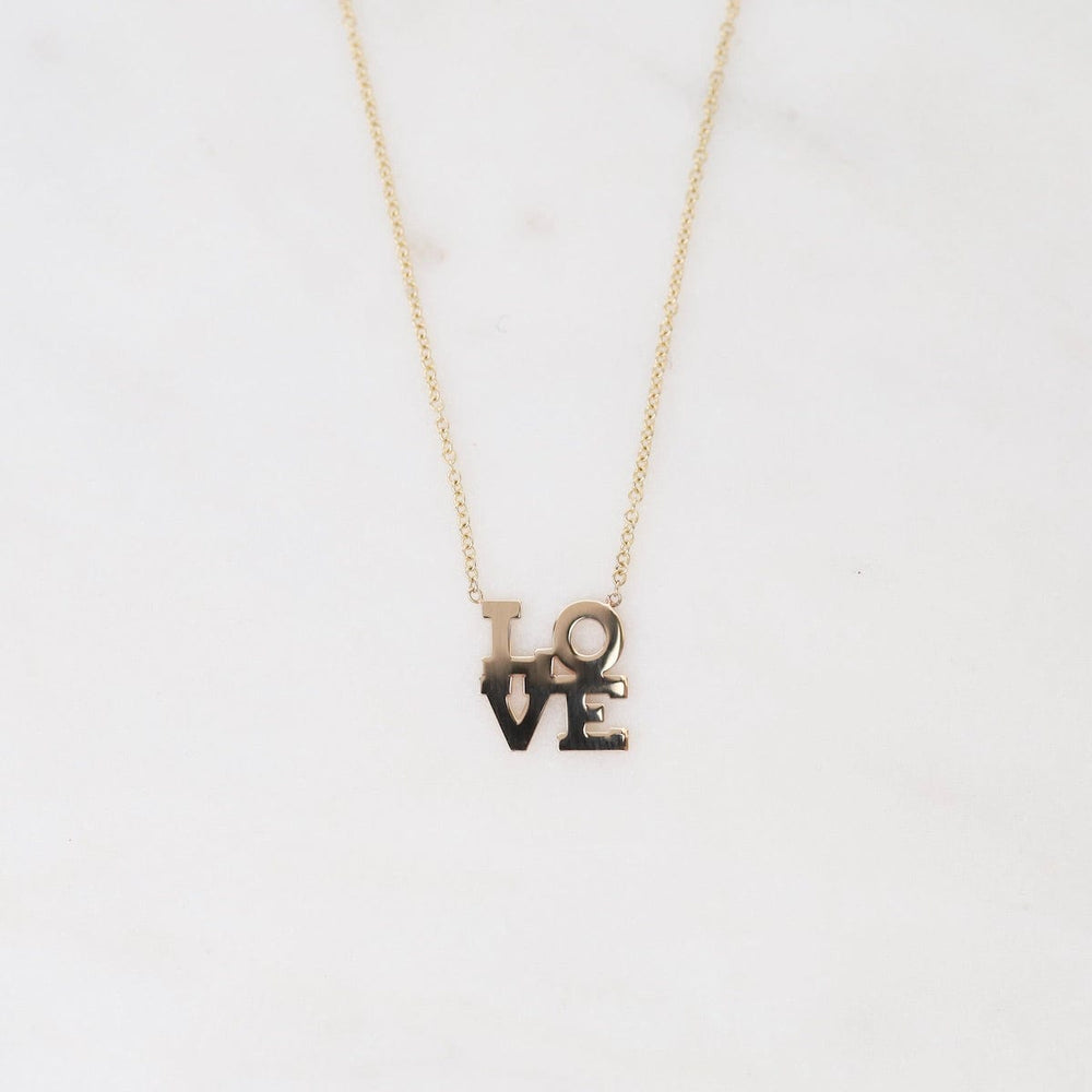 
                  
                    NKL-14K 14k Stacked "Love" Necklace
                  
                