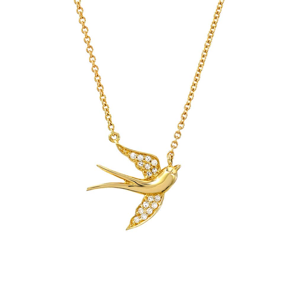 
                      
                        NKL-14K 14k Swallow Necklace
                      
                    