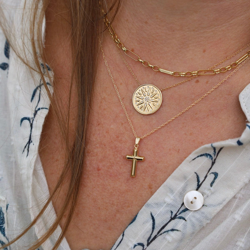 
                      
                        NKL-14K 14k Talisman Disc Necklace
                      
                    